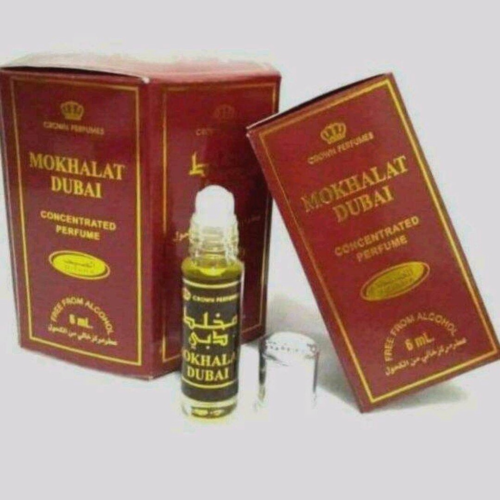 MOKHALAT DUBAI Parfum DOBHA Kemasan 6ml Minyak Wangi Roll On Non Alkohol