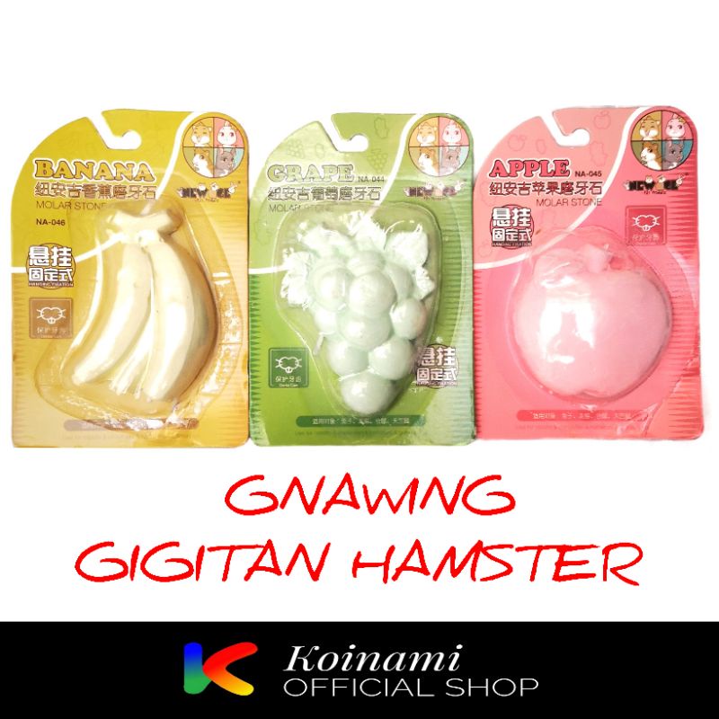 Makanan hamster chinchilla kelinci tupai / snack hamster / dental hamster / GNAWING