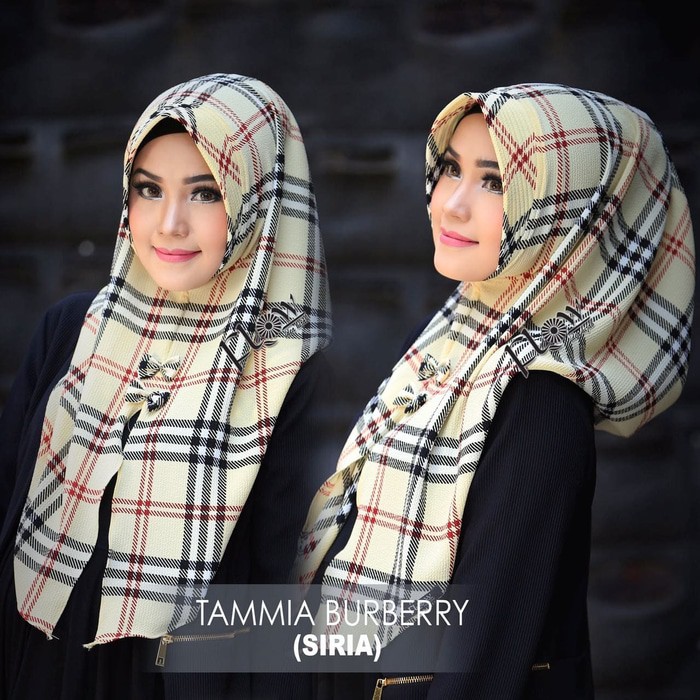 Jual Jilbab Instan Burberry by Flow Original Berkualitas Indonesia|Shopee Indonesia