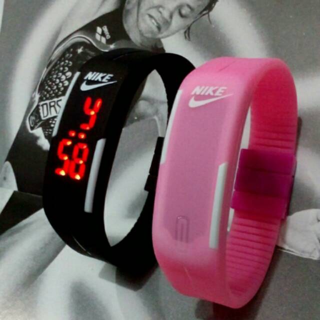 Jam tangan Nike LED / digital watch / jam tangan Gelang