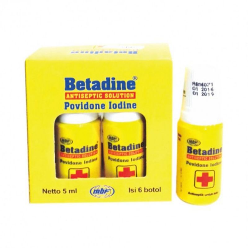 BETADINE ANTISEPTIC SOLUTION 5ML