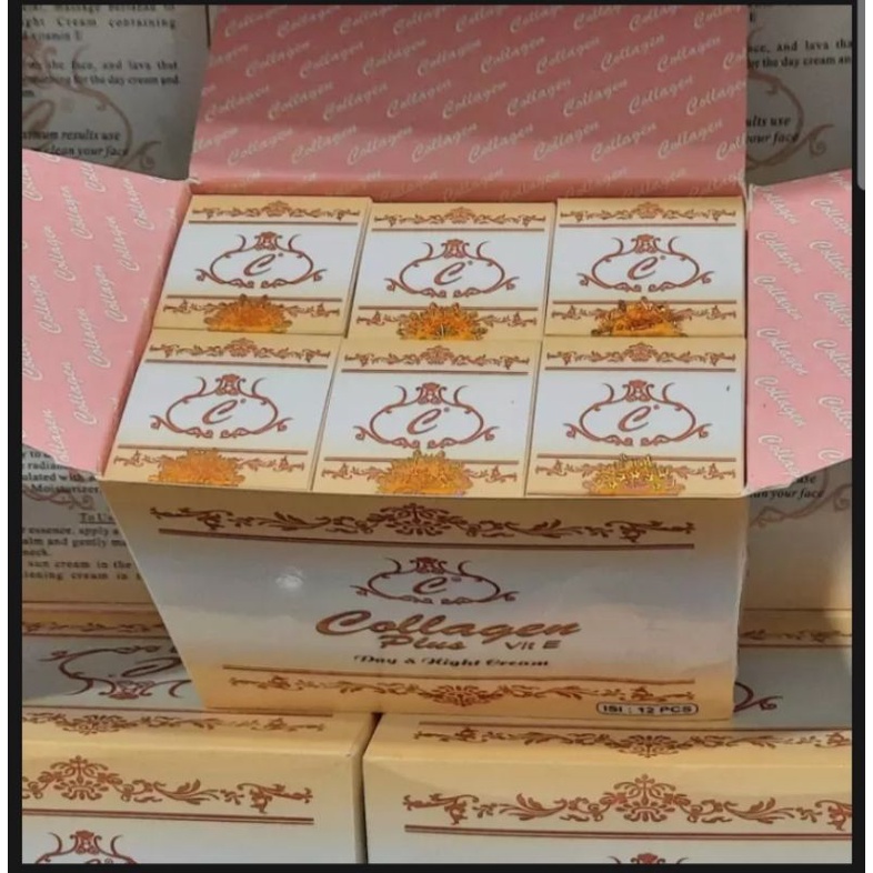 CREAM COLLAGEN ORIGINAL MALAYSIA // CREAM SIANG MALAM COLLAGEN ORIGINAL MALAYSIA (12PCS)