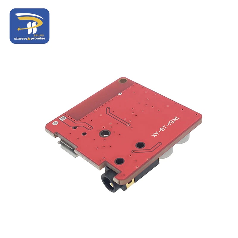 TCXRE Bluetooth Audio Receiver 5.0 Lossless Decoder Board 3.7-5V - XY-BT-MINI - Red