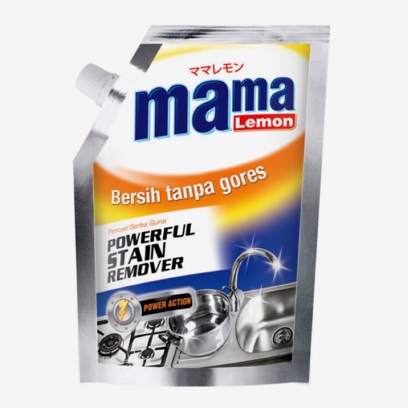 Mama Lemon Strain Remover Pembersih Serbaguna All In One 500gr Sabun Pembersih Dapur Panci