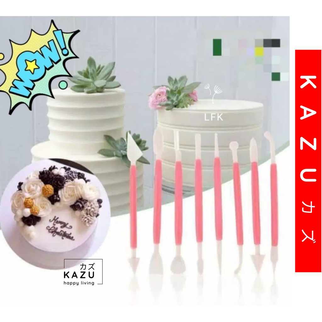 KAZU L153 ALAT DEKORASI FONDANT KUE CAKE PENGHIAS RESIN CLAY ART TOOLS
