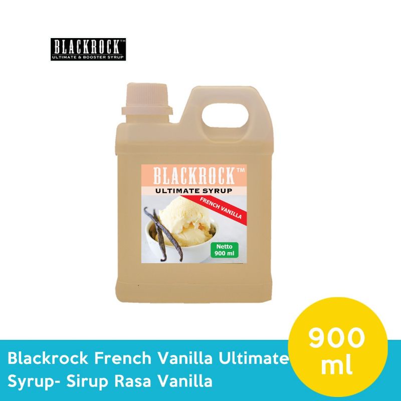 

Blackrock French Vanilla Ultimate Syrup 900 ml - sirup rasa vanilla