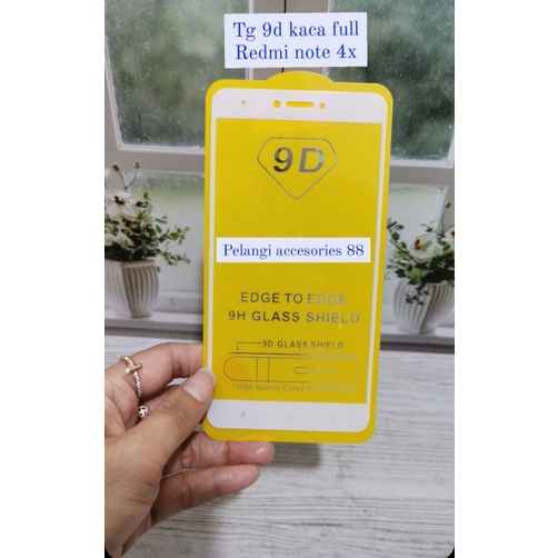 TEMPERED GLASS REDMI NOTE 4X ANTIGORES FULL LEM FULL COVER 9D ANTI GORES KACA