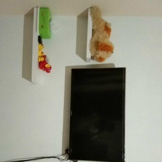 Set Rak Ambalan Dinding Minimalis 2 Pcs Uk. 40,60 Cm