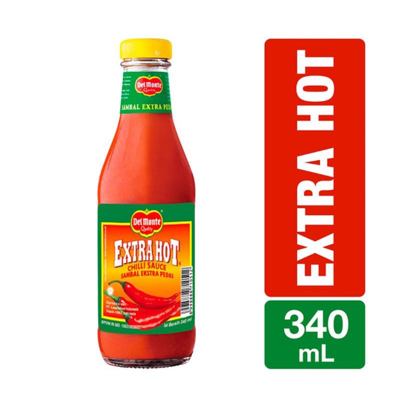 

Del Monte Extra Hot Chilli Sauce 340ml