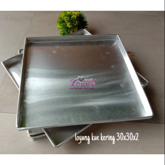 Loyang kue kering 30x30x2cm