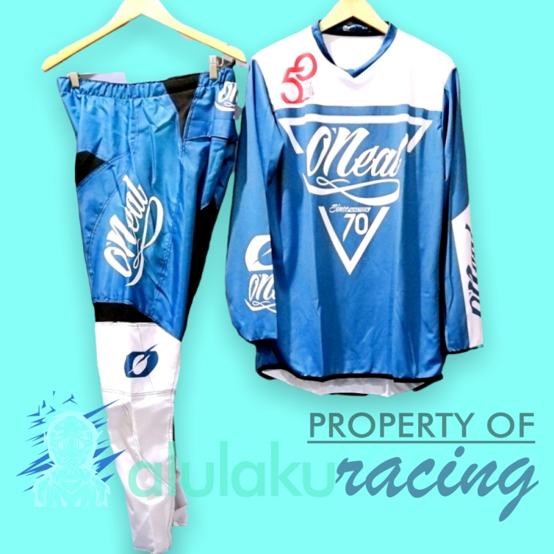 Jersey &amp; Celana Motocross MX Trail Satu Set for Trabas Adventure - 020