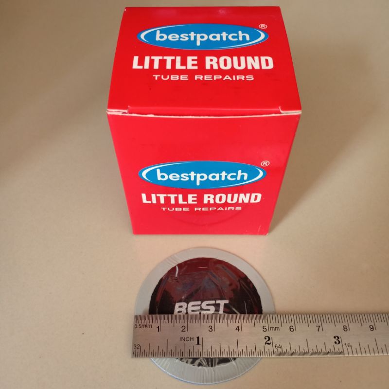 Bestpatch Little Round 53mm 1 Box isi 32pcs - Karet Tambal Ban Dalam - Best - Bestpatch