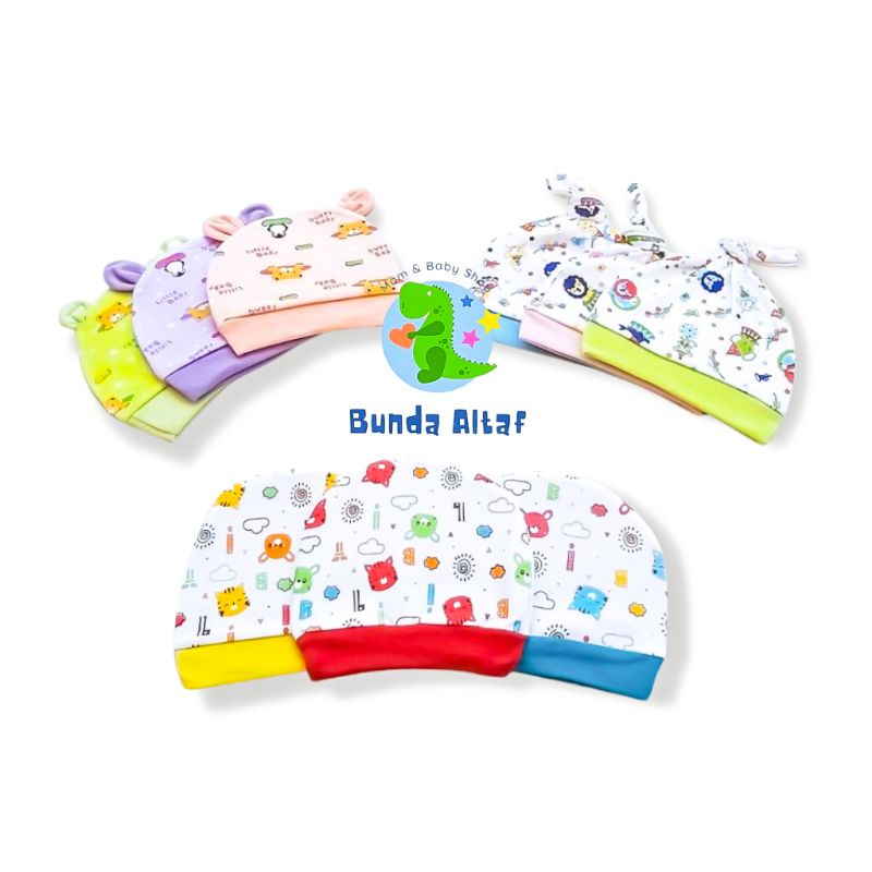 Topi Bayi Newborn Topi Telinga Bayi Murah [ Bunda Altaf ]