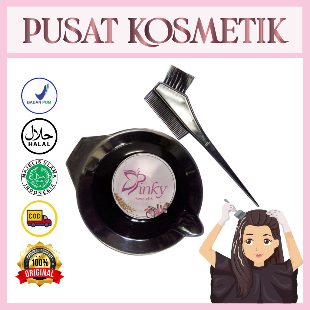 Sisir Semir Rambut/ Mangkok Semir Rambut