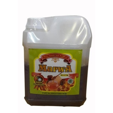 

madu alami madu rambutan Al Ghuroba marwa 0,5 kg 500 gr BPOM