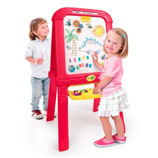 crayola art easel chalkboard magnetic whiteboard