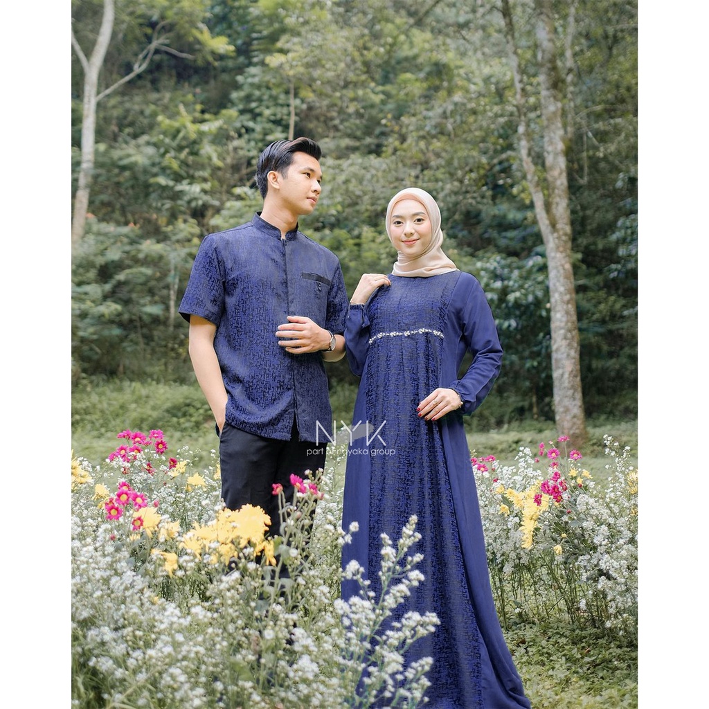 SARIMBIT GAMIS COUPLE ZIYA - COUPLE GAMIS MUSLIM KEKINIAN - GAMIS REMAJA MUSLIMAH - SET BAJU COUPLE LEBARAN - GAMIS BUSUI FIT XXL - COUPLE NAJMA MUSLIMAH