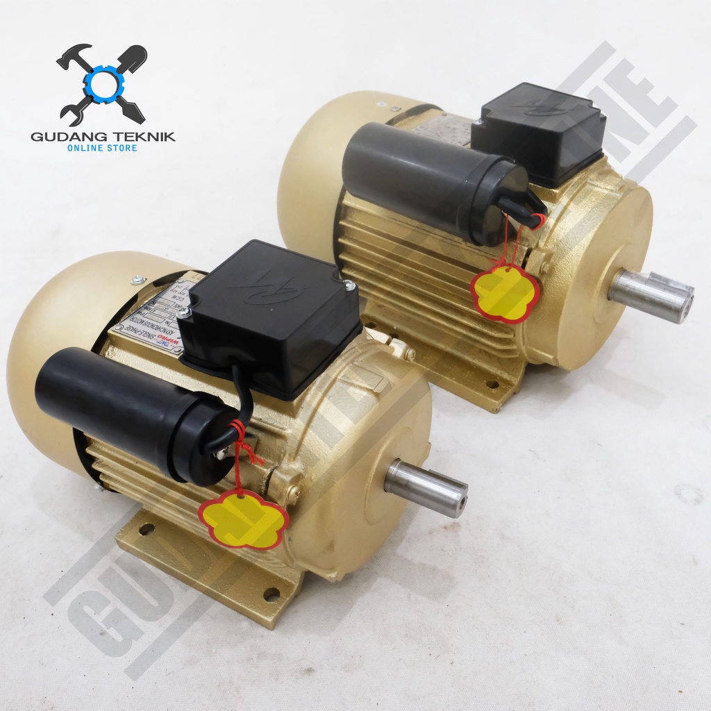 Dinamo Motor Penggerak 3/4Hp 2P 1P 2850Rpm WIPRO - Dinamo Elektro Motor WIPRO 3/4Hp 4P 1 Phase 1400Rpm