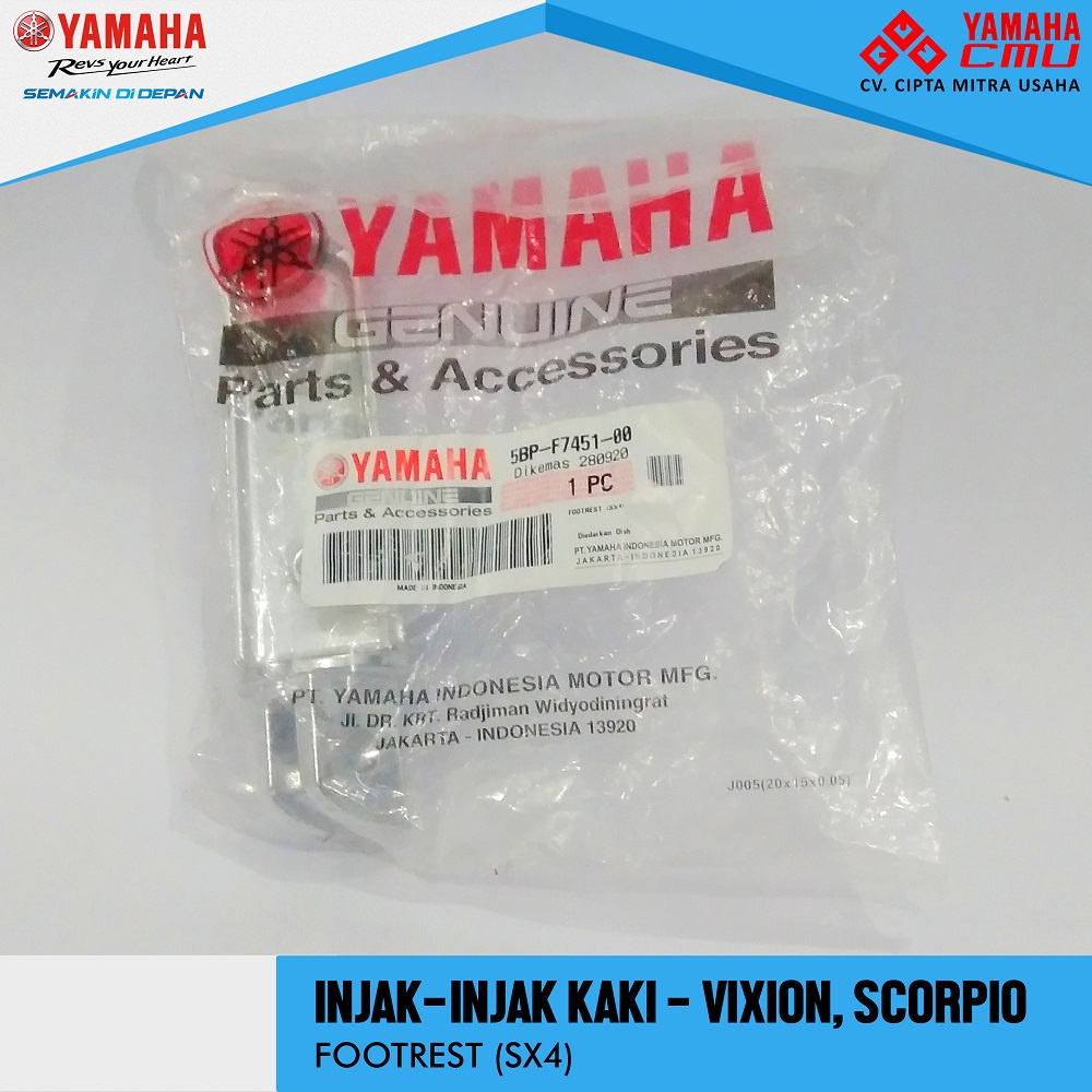 INJAK INJAK KAKI - VIXION, SCORPIO