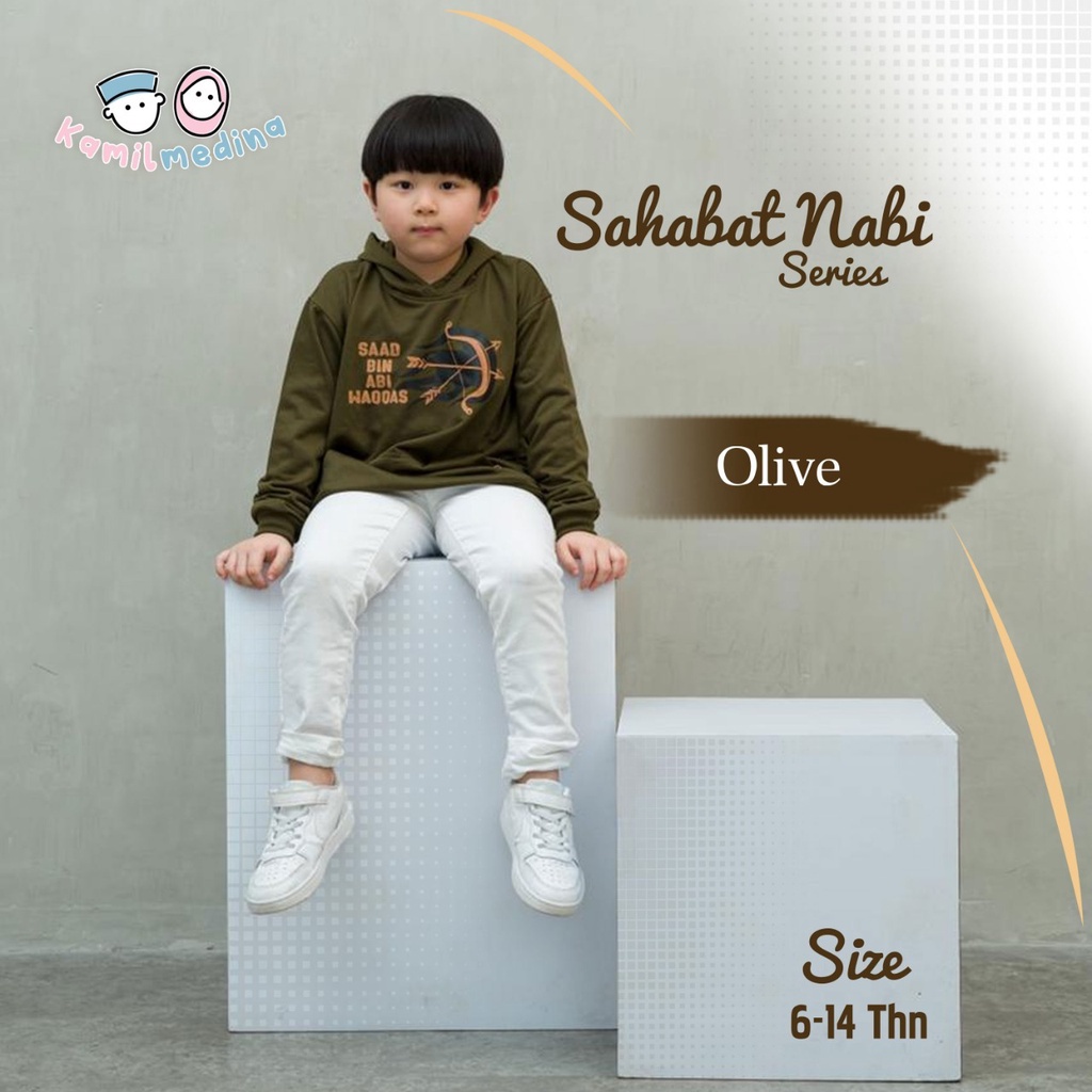 HOODIE ANAK SWEATER SAHABAT NABI 6-14 TAHUN