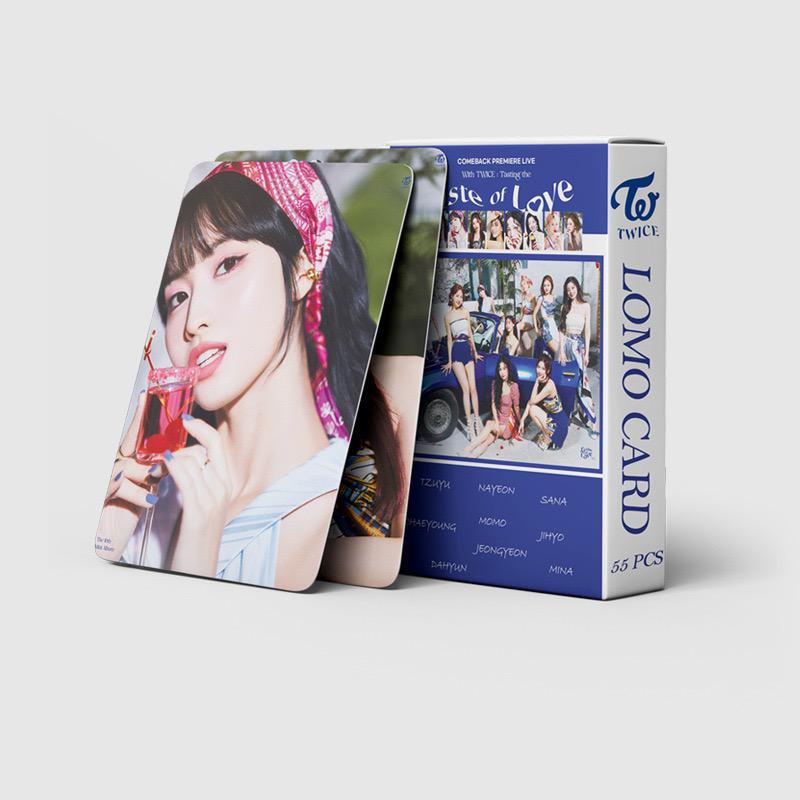 [BS] BISA COD 54pcs Photo Card Twice KPOP Kartu Foto Lomo Card Taste of Love - KP0837