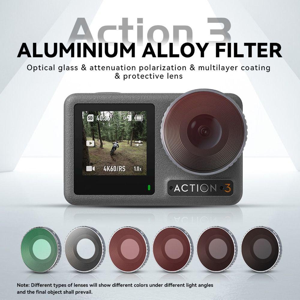 Preva Filter Lensa Kamera Aksesoris Camera ND8 ND16 ND32 ND64 Aluminium Alloy