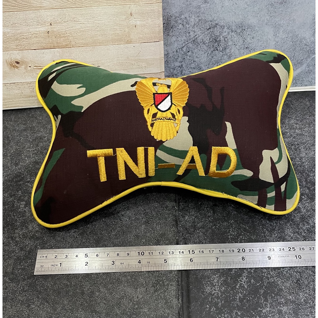 Bantal Mobil TNI AD Loreng - Bantal Mobil - Bantal Kepala TNI AD Ekapaksi