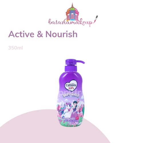 CUSSONS KIDS BODY WASH PUMP 280ML/CUSSON SABUN CAIR HOTWEELS/NAURA KIDS