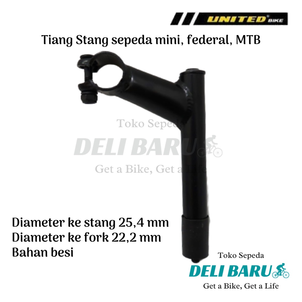 Bango tiang stang sepeda anak mini fixie MTB jadul