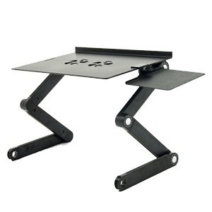 Multifunctional Aluminium Alloy Adjustable Portable Laptop Table Stand With Mouse Desk