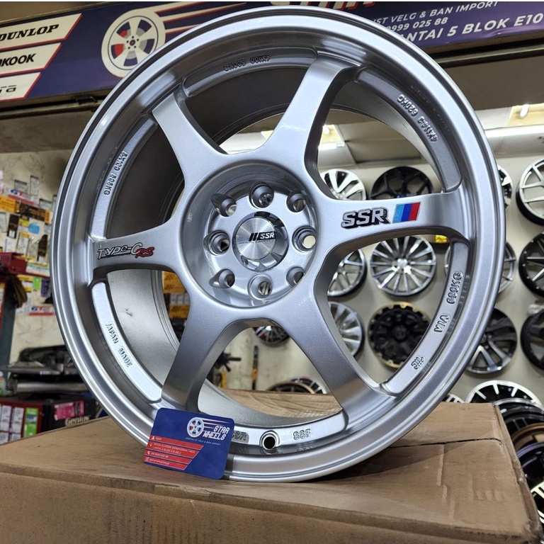 Velg Mobil Type C SSR R17 x 7.5 Pcd 4x100 .. 4x114.3 ET.42