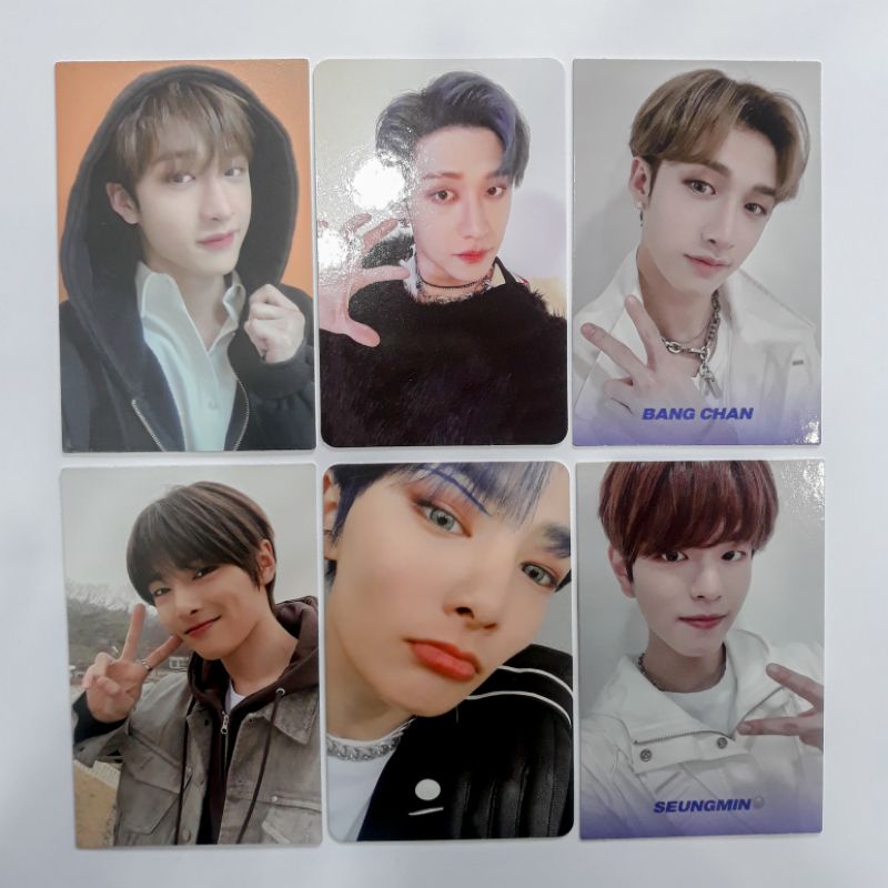 PHOTOCARD STRAYKIDS PC BANGCHAN I.N SEUNGMIN GO LIVE IN LIFE LEVANTER ODDINARY