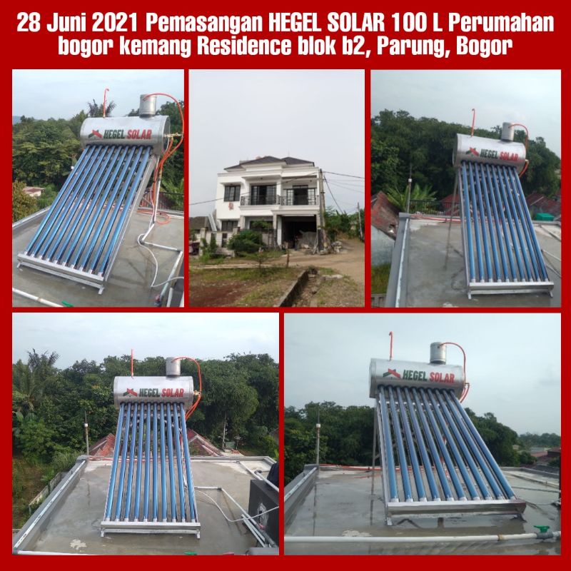 Water Heater Matahari Hegel Solar 100 Liter