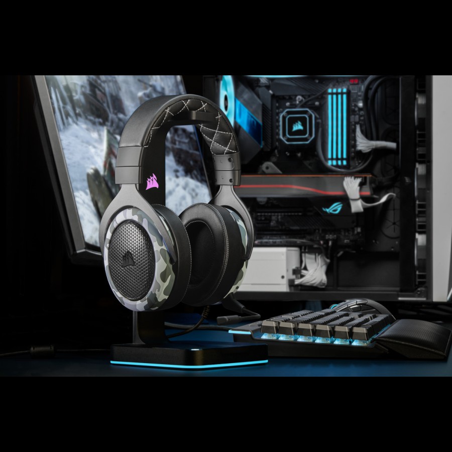 Corsair HS60 HAPTIC Stereo with Haptic Bass - Gaming Headset