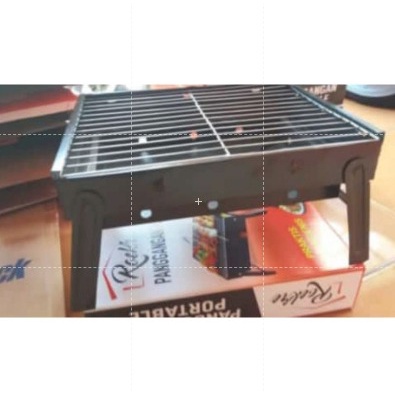 (Kaki 4) Alat Panggang Barbeque Grill Portable / Panggangan Grill/pemanggang