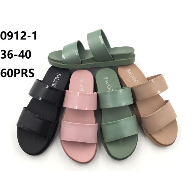 sandal balance 0912-1sandal slop ban dua wanita