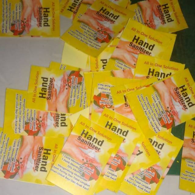

Stiker Label Kemasan Hand Sanitizer