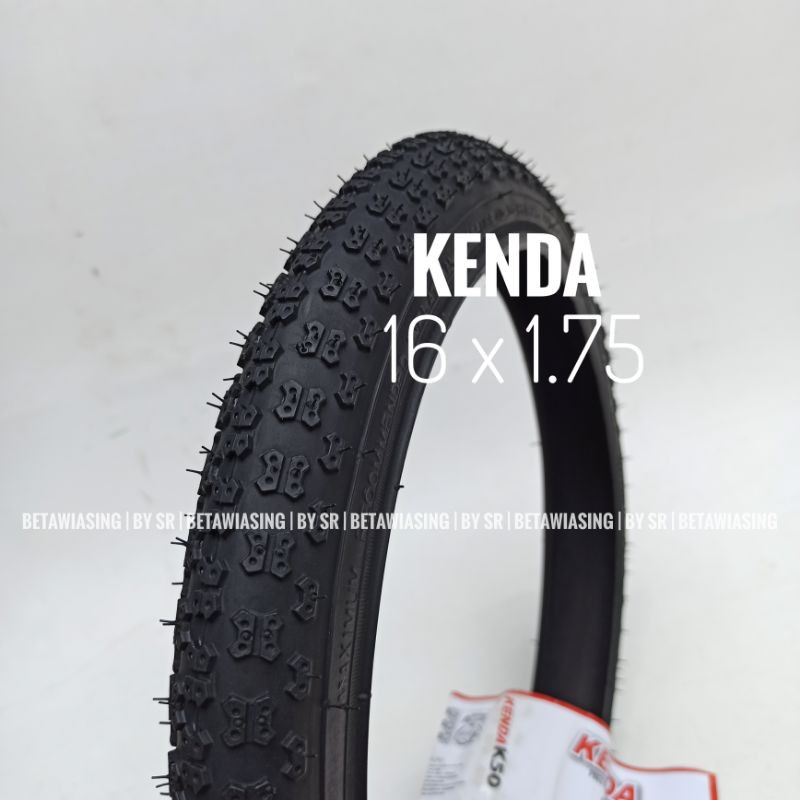 Ban Luar Sepeda 16 x 1.75 Ban KENDA 16x1.75 Ban Sepeda Lipat Mini 16 Murni 305