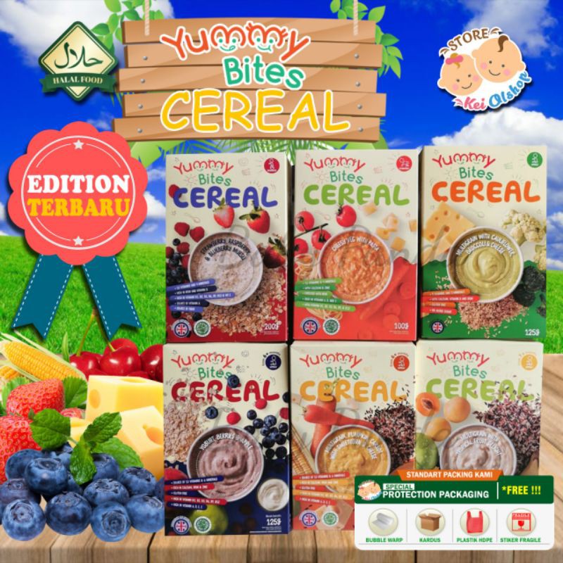 Jual Yummy Bites Cereal (NEW!!!) Bubur Cereal Mpasi Bayi, Sanfood ...