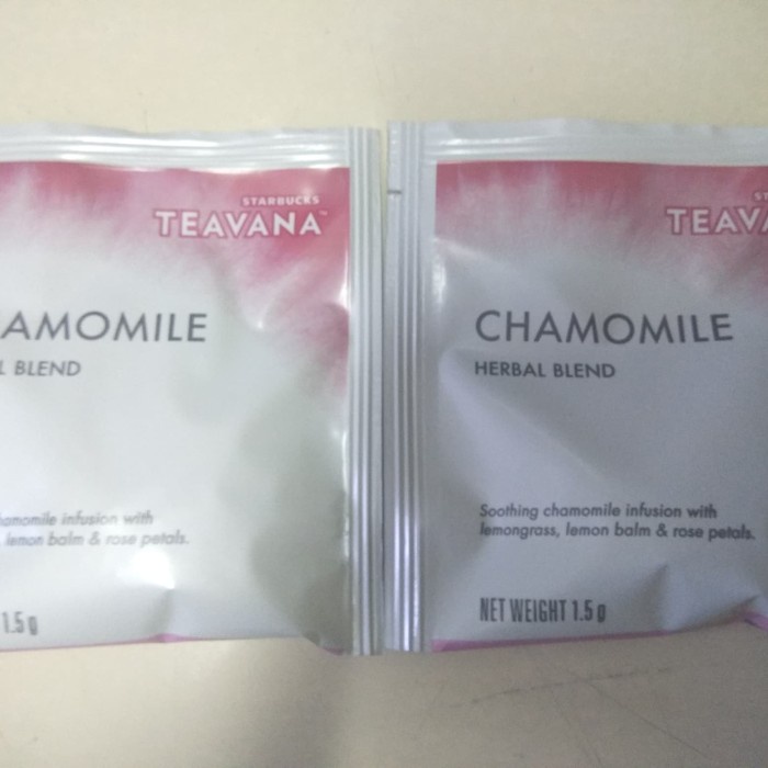 

Tea bag TEAVANA chamomile