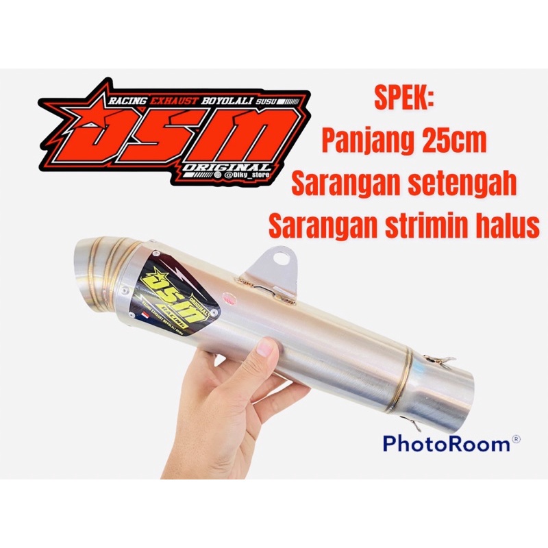 Knalpot DSM Jiksaw original p25 bukan bss rps cts dpj