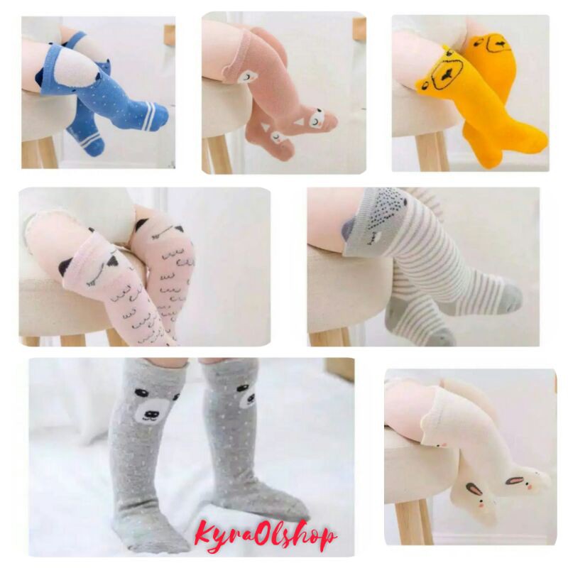 Kaos Kaki Korea Motif Binatang/Kaos Kaki Bayi/Kaos Kaki Bayi Lucu