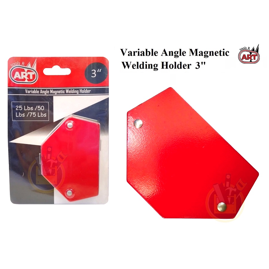 ART Siku Las Magnet Holder 3&quot; 3 inch 6 sisi 25lbs 6 Sudut Sikulas Variable Angle Magnetic Welding Holder Siku Las/ Siku Magnet Variable 3&quot; Variable Angle Magnetic Welding Holder 3 Inch