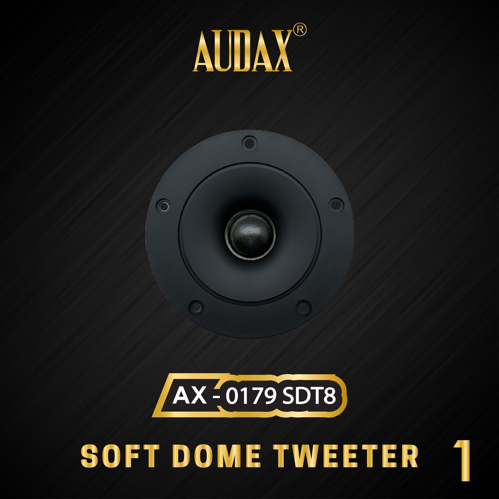 Audax - Speaker Pasif AX-0179 SDT8 Soft Dome Tweeter