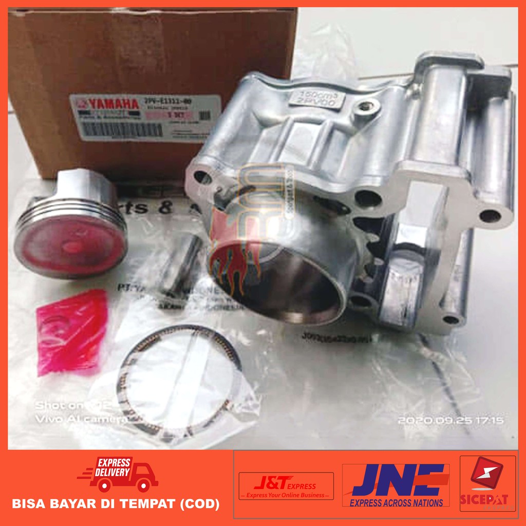 BLOK BORING SEHER SET PISTON YAMAHA JUPITER MX KING YGP KODE PART: 2PV-E1311-00 CYLINDER COMP