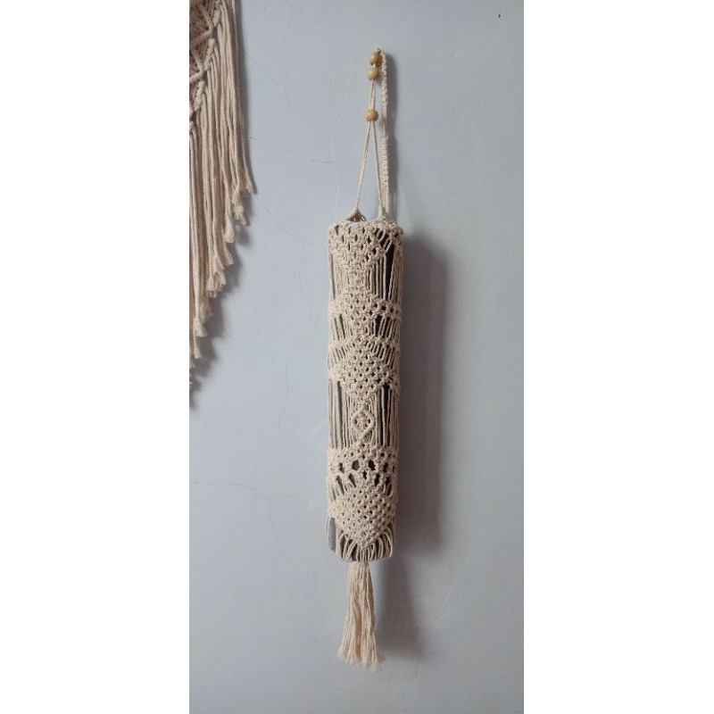 READY STOK) macrame  tas yoga mat/ tas matras olahraga/tas anyaman