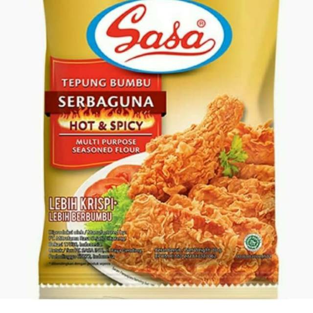 Sasa Tepung Bumbu Serbaguna Hot Bervitamin &amp; Bermineral 210gr - 1pcs