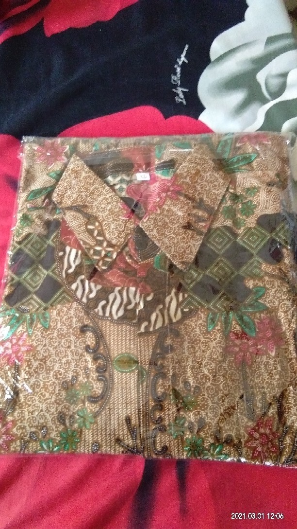 Maura Couple Sania Ruffle Batik Couple Ori Ndoro Jowi Dnt Garansi