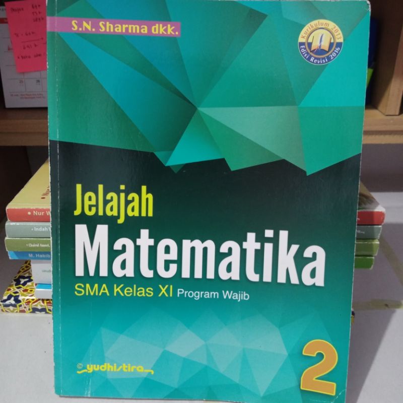 

Buku paket Matematika wajib kelas 11 yudhistira
