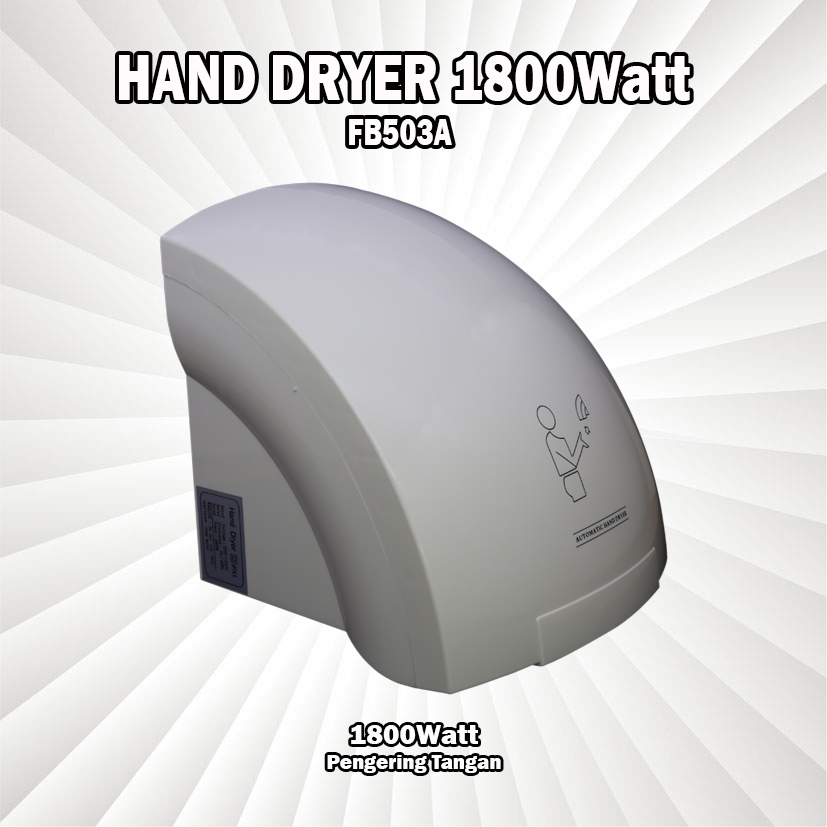 Hand Dryer 1800Watt Pengering Tangan Automatic Hand Dryer 1800Watt